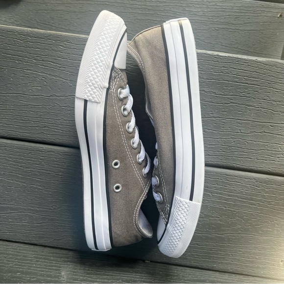 CONVERSE ALL STAR GRAY SNEAKERS  SIZE 7 - Picture 2 of 10